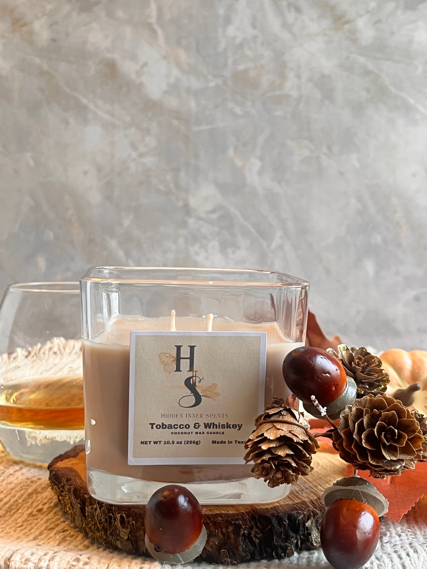 Tobacco & Whiskey Candle