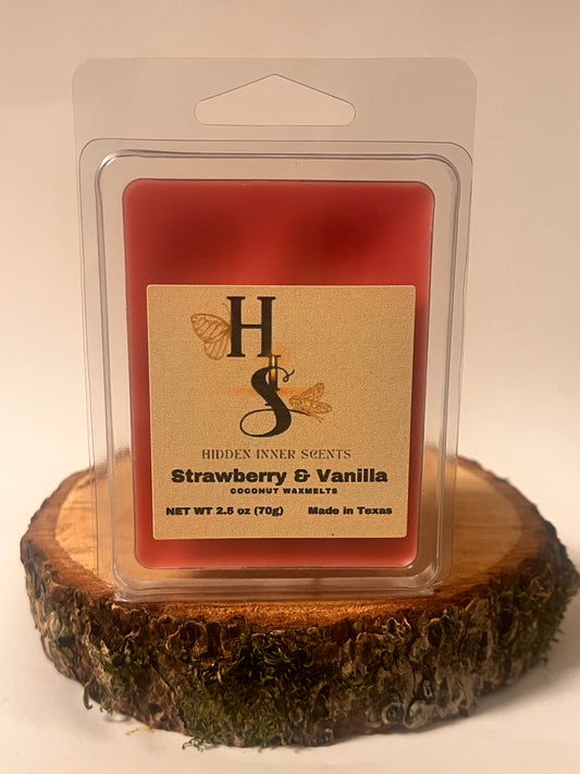 Strawberry & Vanilla -wax melt